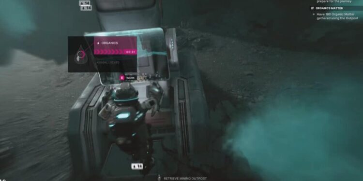 How to Gather Organic Matter Using the Outpost in The Alters